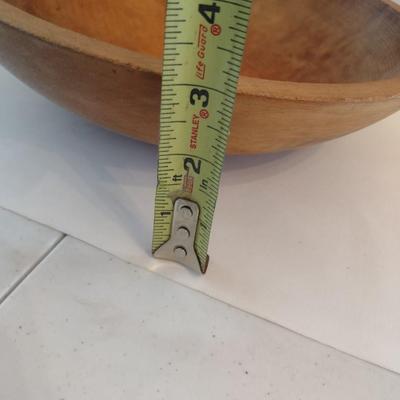 Vintage Wood Munising Dough Bowl