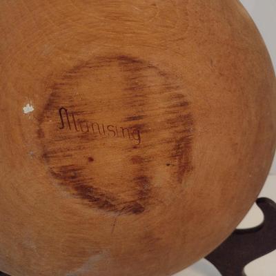 Vintage Wood Munising Dough Bowl