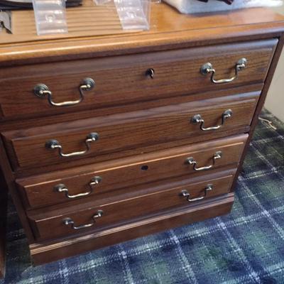 Double Drawer Wood Finish Office Filing Cabinet Choice B