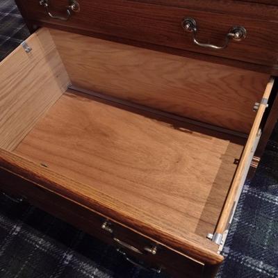 Double Drawer Wood Finish Office Filing Cabinet Choice B