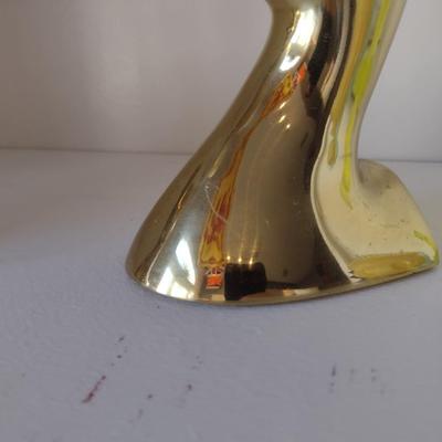 Solid Brass Duck Head Bookends