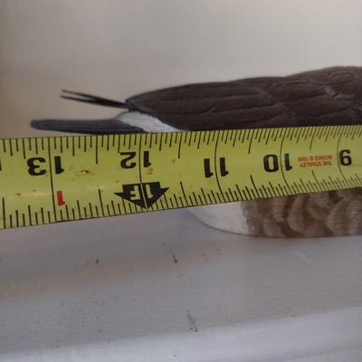 Hand Carved and Painted Wood Duck Decoy by Mark Carroll 1988