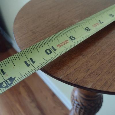 Shaped Wood Post Fern Stand