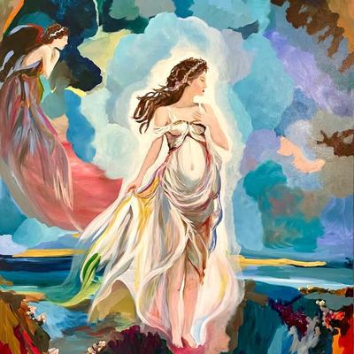 "Eartha"- Acrylic on canvas