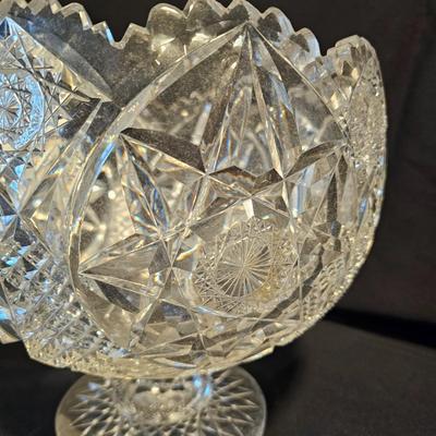 Assortment of American Brilliant Cut Lead Crystal Glass Pieces (LR-JS)