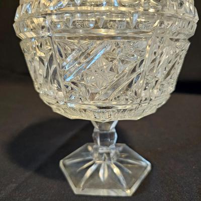 Assortment of American Brilliant Cut Lead Crystal Glass Pieces (LR-JS)