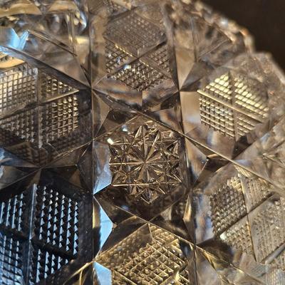 Assortment of American Brilliant Cut Lead Crystal Glass Pieces (LR-JS)