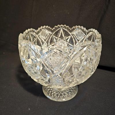 Assortment of American Brilliant Cut Lead Crystal Glass Pieces (LR-JS)