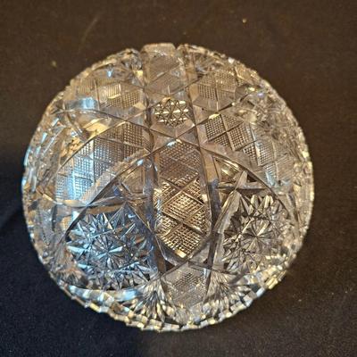 Assortment of American Brilliant Cut Lead Crystal Glass Pieces (LR-JS)