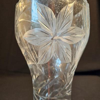 Cut Glass Decanter & Flower Vase (LR-JS)