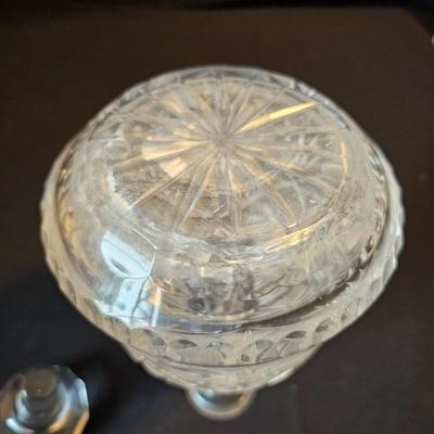 Cut Glass Decanter & Flower Vase (LR-JS)
