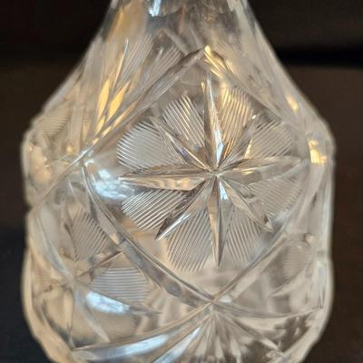 Cut Glass Decanter & Flower Vase (LR-JS)
