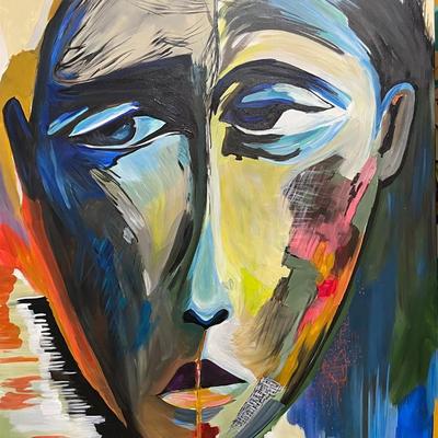 "Memotion"- Acrylic on canvas