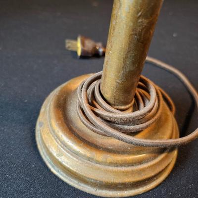 Brass Desk Lamp, Candlesticks & More Items (LR-JS)