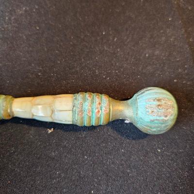 Brass Desk Lamp, Candlesticks & More Items (LR-JS)