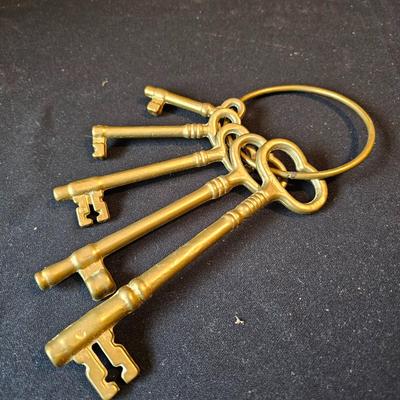 Brass Desk Lamp, Candlesticks & More Items (LR-JS)