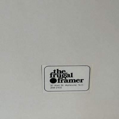 Framed Limited Edition P. Buckley Moss Print (B2-SF)