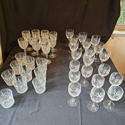 Stuart 'Kent' Pattern Cut Glass Crystal Glasses & More (KN-JS)