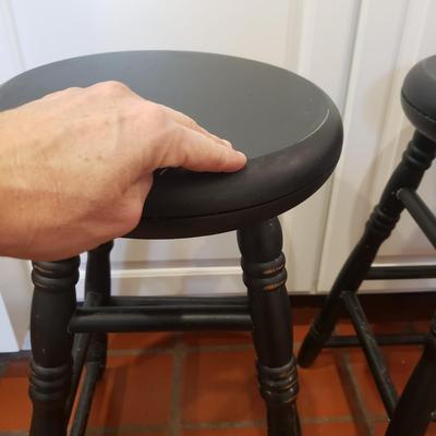 Pair of Swivel Top Stools (K-KD)