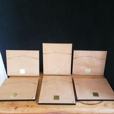 Six Framed & Matted Black and White Nature Scapes (KN-KD)