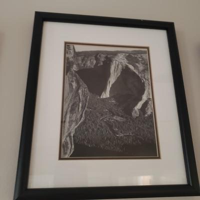 Six Framed & Matted Black and White Nature Scapes (KN-KD)