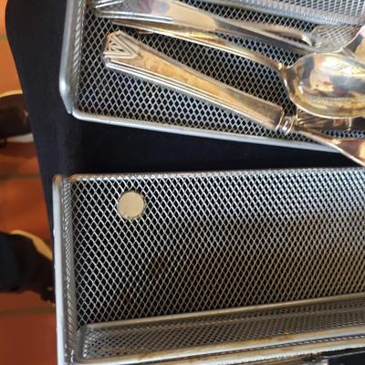 Community Plate Deauville Design Silverware Set with Organizer (KN-KD)