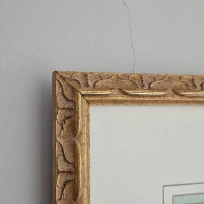 Framed Clematis Print (B1C-JS)