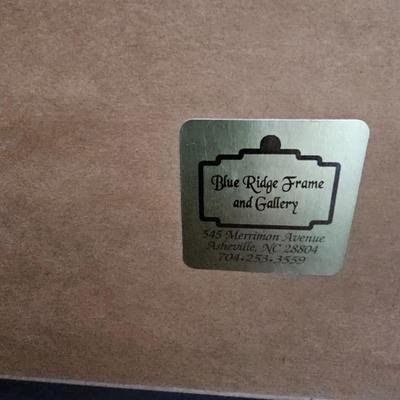 Framed Clematis Print (B1C-JS)