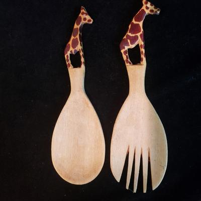 Interesting Wood Art - Moon Spoon & Pacific Merchants (KN-KD)