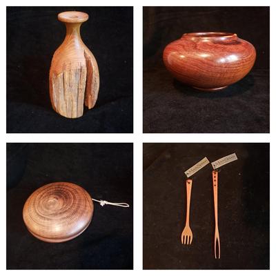 Interesting Wood Art - Moon Spoon & Pacific Merchants (KN-KD)