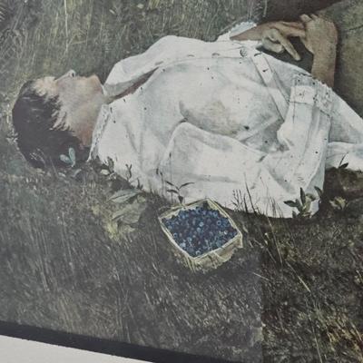 'The Berry Picker' by Andrew Wyeth Framed Print (B1C-JS)