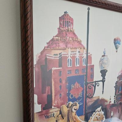 Ann Vasilik Bele Chere 1996 Framed Poster (B1C-JS)