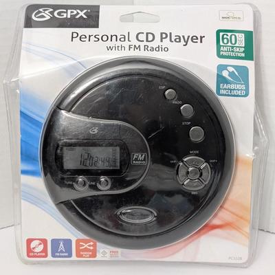 GPX Personal CD Player with FM Radio Listing