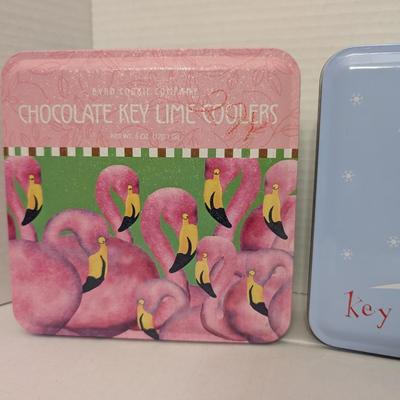 Lot of 3 Byrd Cookie Company Key Lime Coolers & Chocolate Key Lime Coolers Tins