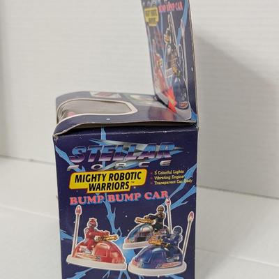 Vintage Stellar Force Bump Bump Car Mighty Robotic Warriors Battery Operated Toy