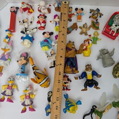 Vintage Disney Figures Lot - Mickey Mouse, Minnie, Tinkerbell, Beast, Ariel & More!