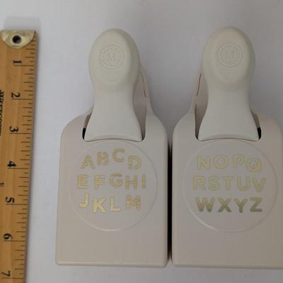 Martha Stewart Alphabet Craft Punch Set AM And NZ Paper Cutting Tools Scrapbooking
