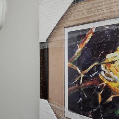 Pair of Framed Wildlife Prints by Asheville Artist Molly Courcelle (B1C-JS)