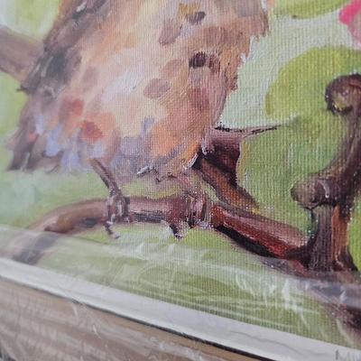 Pair of Framed Wildlife Prints by Asheville Artist Molly Courcelle (B1C-JS)