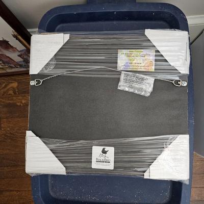 Pair of Framed Wildlife Prints by Asheville Artist Molly Courcelle (B1C-JS)