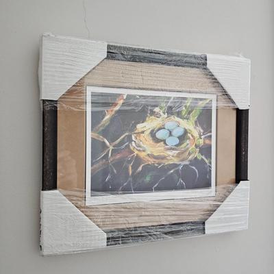 Pair of Framed Wildlife Prints by Asheville Artist Molly Courcelle (B1C-JS)