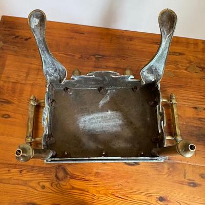 Brass & Cast-Iron Fireplace Footmen (B2-SF)