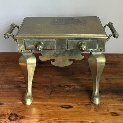 Brass & Cast-Iron Fireplace Footmen (B2-SF)