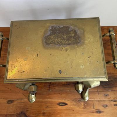 Brass & Cast-Iron Fireplace Footmen (B2-SF)