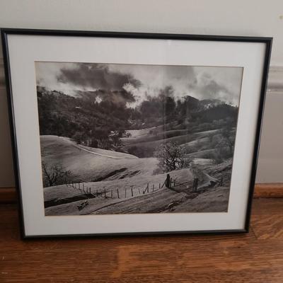 Five Black & White Framed Ansel Adams Prints (K-KD)