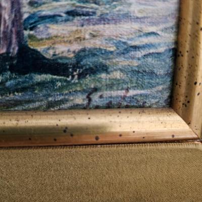 Alfred Sisley 'The Loing at Moret, September Morning' Framed Canvas Print (B1C-JS)