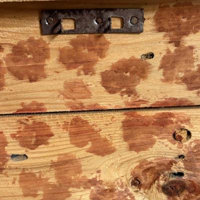 Vintage Folk Art Chest (B2-SF)