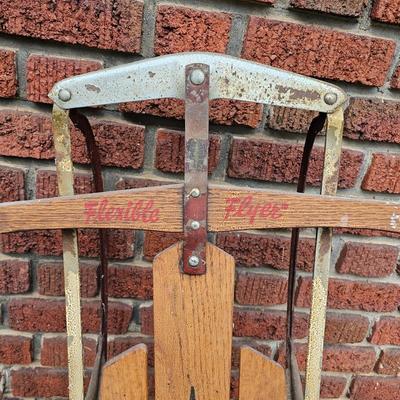 Three Vintage Flexible Flyer Sleds (G-JS)