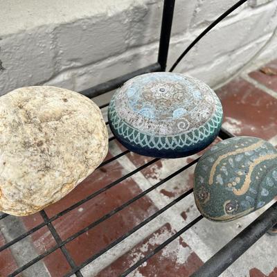 Metal Plant Shelf and Garden Decor