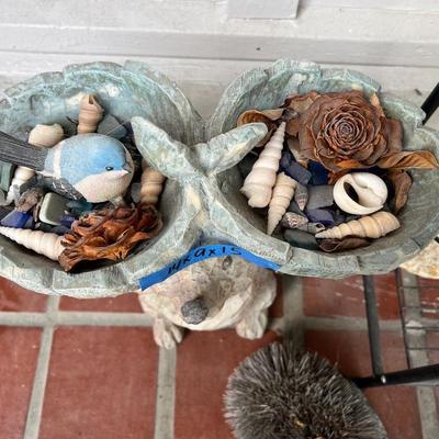 Metal Plant Shelf and Garden Decor